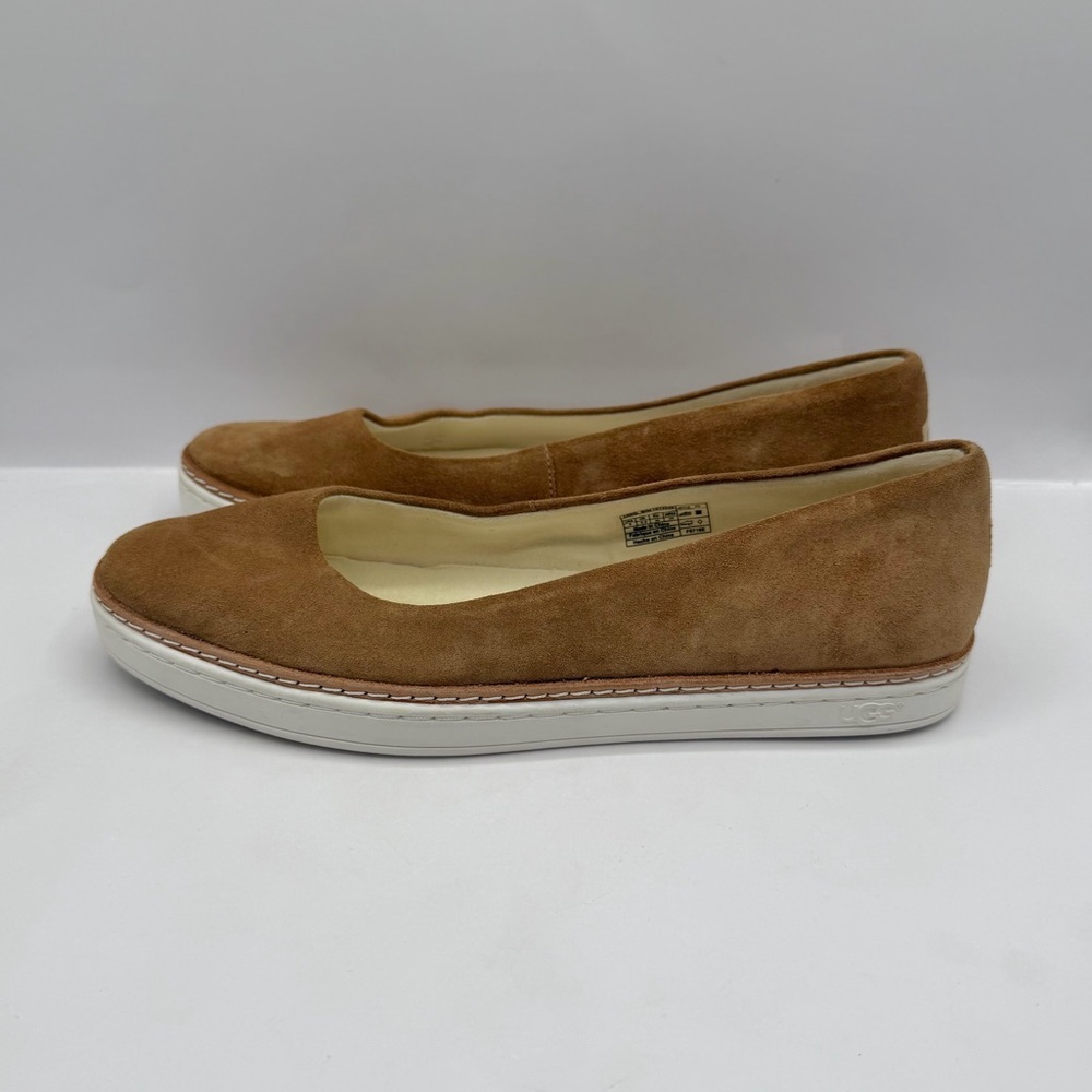 UGG Kammi Chestnut Suede Slip On Loafers Women's Size 8 US Brand New Never Worn - Picture 2 of 9